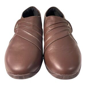 Therafit Elle Brown Leather Comfort Shoes - Women’s 8.5-9W